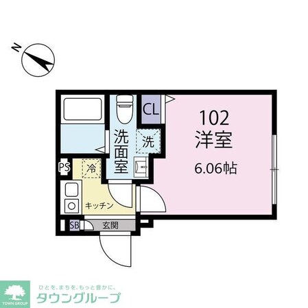 Exentia Motohasunumaの物件間取画像